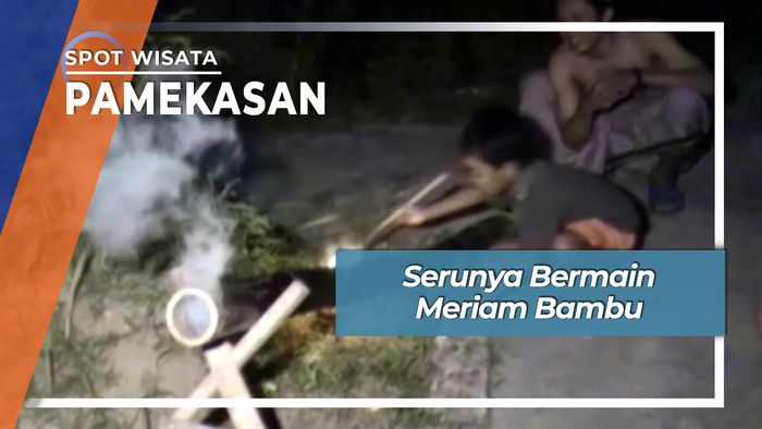 Seru Main Dur Jedur, Meriam Bambu Desa Ngaporan Kowel Pamekasan
