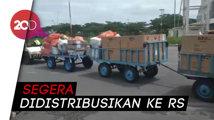 2 Ribu APD Kiriman Gugus Tugas Nasional Tiba di Kendari