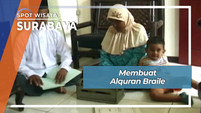 Membuat Alquran Braile Surabaya Jawa Timur