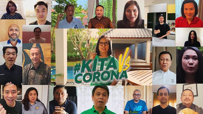 #KitaVSCorona: Puluhan Boss di Indonesia Bersatu untuk Jaga Jarak Aman