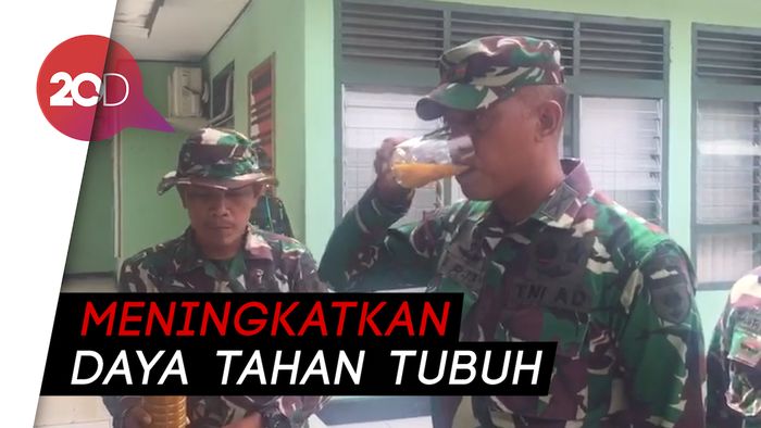 Istri-istri TNI Racik Jamu untuk Lindungi Suami dari Corona