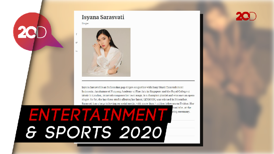 Isyana, NIKI hingga TWICE Masuk 30 Under 30 Asia Forbes