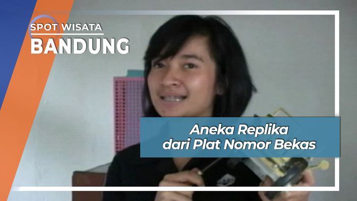 Aneka Replika dari Plat Nomor Bekas, Bandung