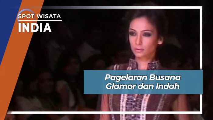 Pagelaran Busana Glamor dan Indah, India