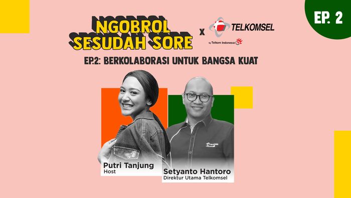 Live IG, Putri Tanjung dan CEO Telkomsel Bocorin Strategi untuk yang WFH