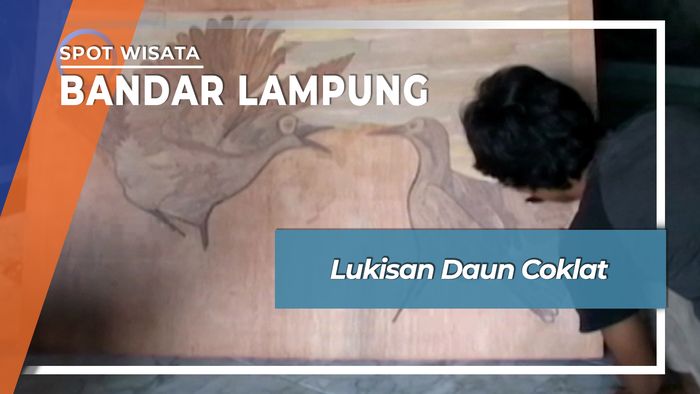 Kerajinan Lukisan Daun Coklat Rajabasa Bandar Lampung