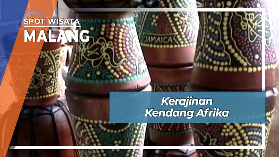 Kerajinan Kendang Jimbe Afrika Asal Desa Ngebruk Sumberpucung Malang