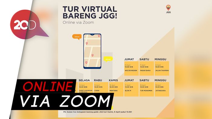 Keliling Kota Jakarta Lewat Tur Virtual JGG