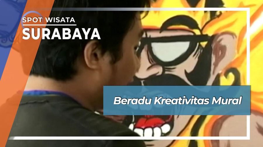 Beradu Kreativitas Mural, Surabaya