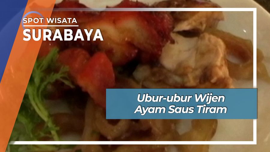 Ubur-ubur Wijen Ayam Saus Tiram, Surabaya