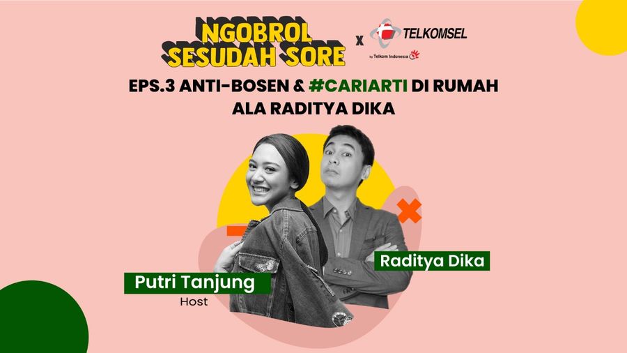 Putri Tanjung & Raditya Dika #CariArti Hidup dan Tips Betah di Rumah Aja