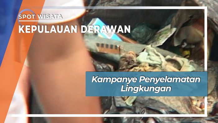 Penyelam Bersih Lingkungan Kepulauan Derawan Kalimantan Timur
