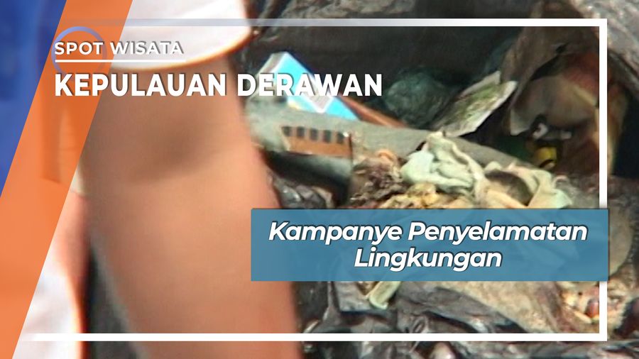 Penyelam Bersih Lingkungan Kepulauan Derawan Kalimantan Timur