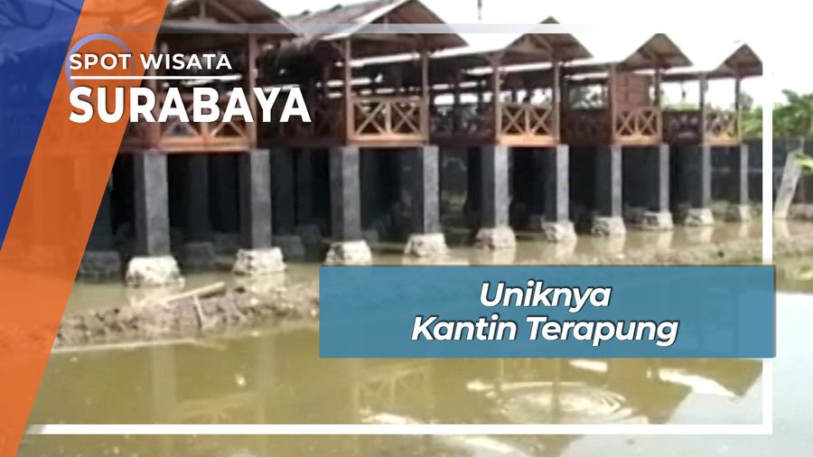 Unik Menarik Kantin Sekolah Terapung Banjar Sugihan Tandes Surabaya