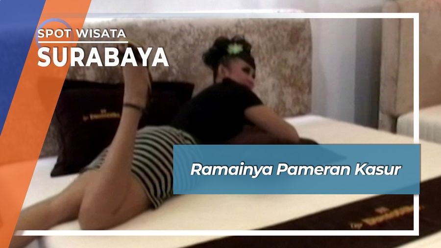 Ramainya Pameran Kasur, Surabaya