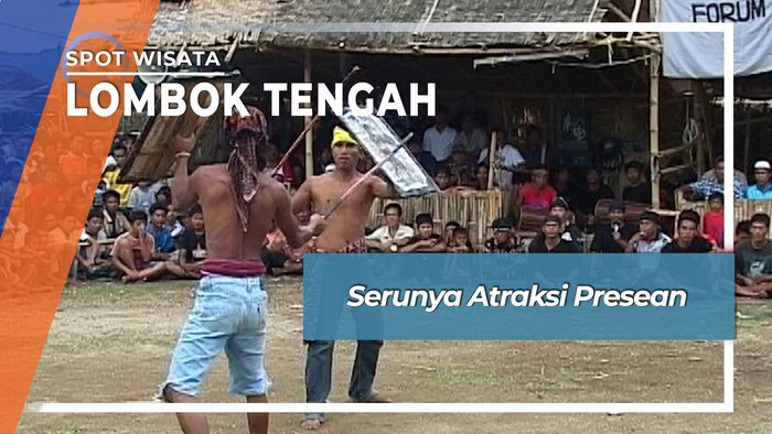 Serunya Atraksi Presean, Lombok Tengah