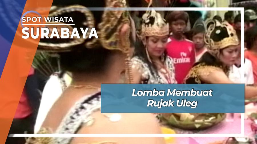 Lomba Membuat Rujak Uleg, Surabaya