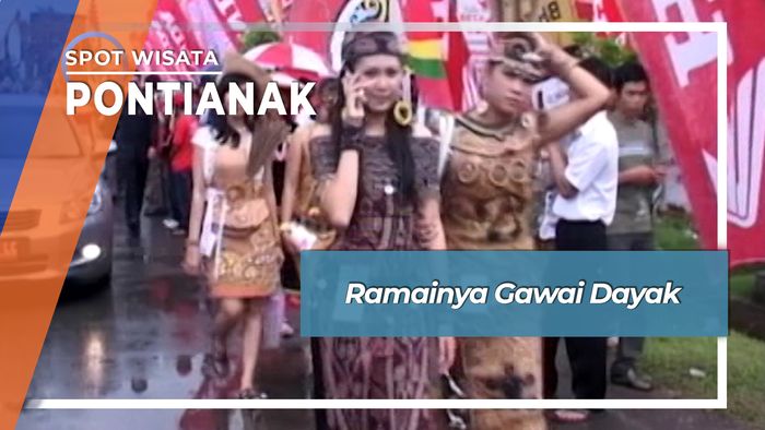 Atraksi Gawai Adat Dayak Pontianak