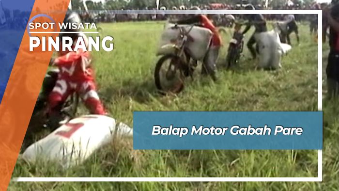 Balap Motor Gabah Desa Teppo Patampanua Pinrang