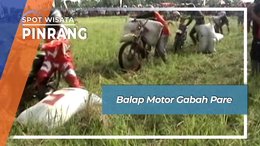 Balap Motor Gabah Desa Teppo Patampanua Pinrang