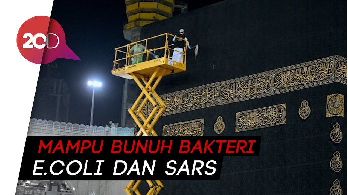 Cegah Corona, Kabah Disterilkan Menggunakan Teknologi Ozon