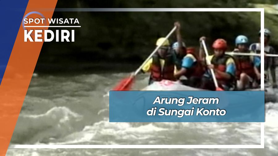 Arung Jeram di Sungai Konto, Kediri