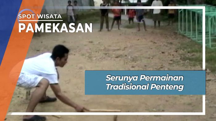 Serunya Permainan Tradisional Penteng, Pamekasan
