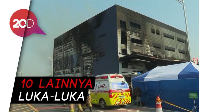 38 orang Tewas dalam Kebakaran Gudang di Korsel
