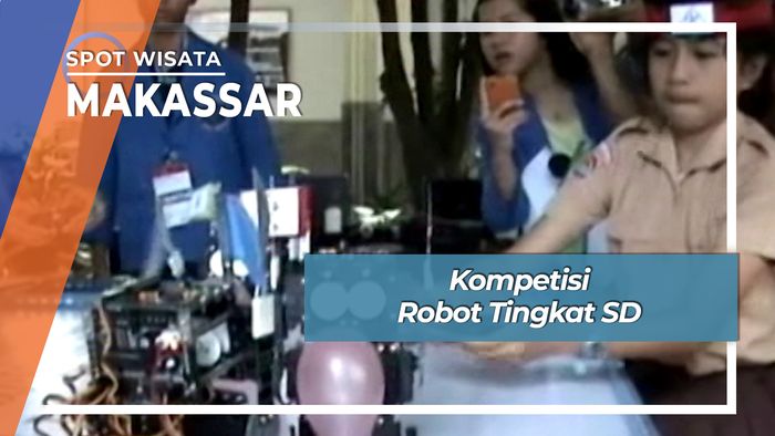Kompetisi Robot Sekolah Dasar di Makassar