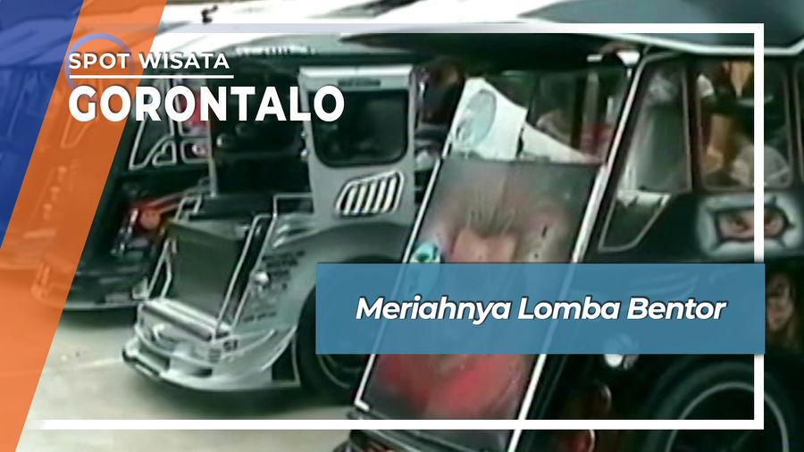 Meriahnya Lomba Bentor, Gorontalo
