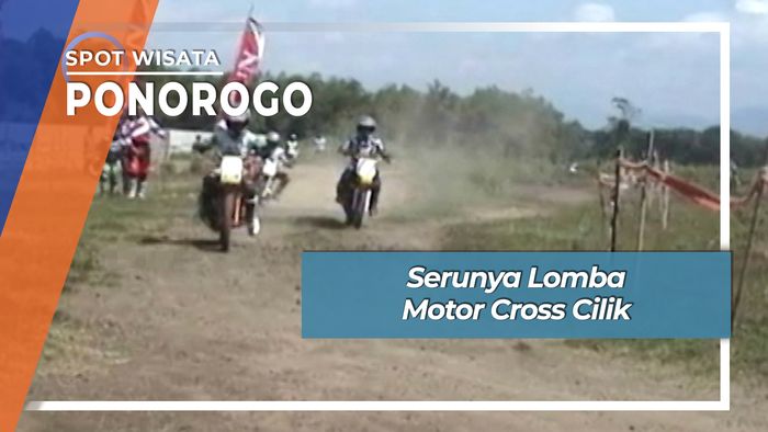 Serunya Lomba Motor Cross Cilik, Ponorogo