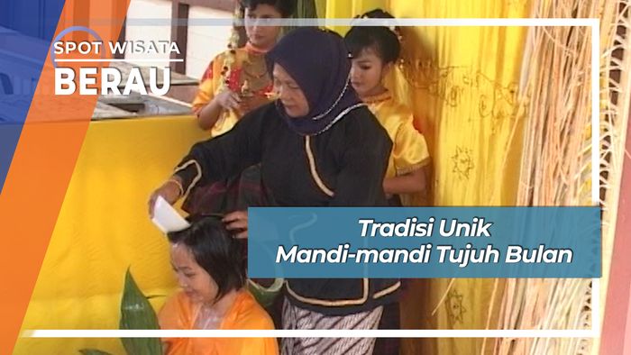 Tradisi Unik Mandi-mandi Tujuh Bulan, Berau