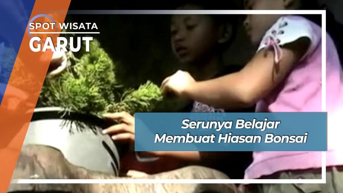 Serunya Belajar Membuat Hiasan Bonsai. Garut