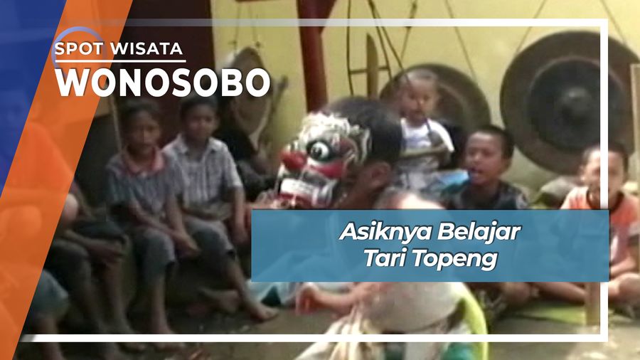 Asiknya Belajar Tari Topeng, Wonosobo