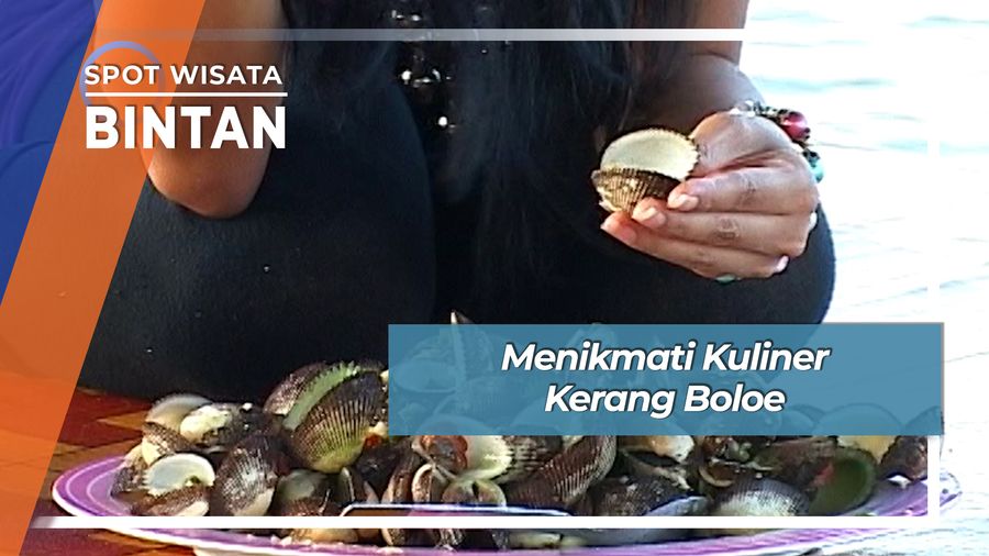 Asik Nikmat Kuliner Kerang Boloe Pantai Trikora Bintan