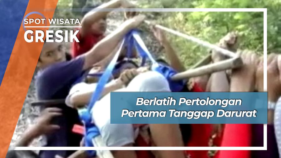 Berlatih Pertolongan Pertama Tanggap Darurat, Gresik