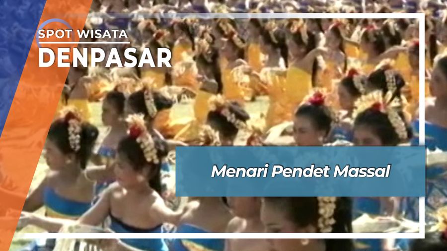 Menari Pendet Massal, Denpasar