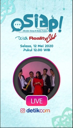 Osiap! Santuy Bareng Reality Club