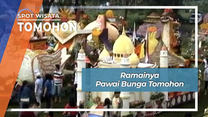 Ramainya Pawai Bunga Tomohon, Tomohon