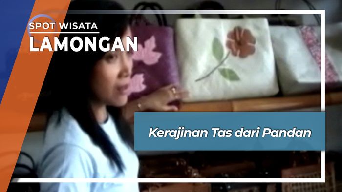 Kerajinan Tas dari Pandan, Lamongan