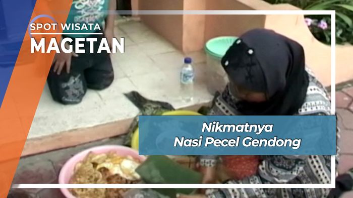 Nikmatnya Nasi Pecel Gendong, Magetan