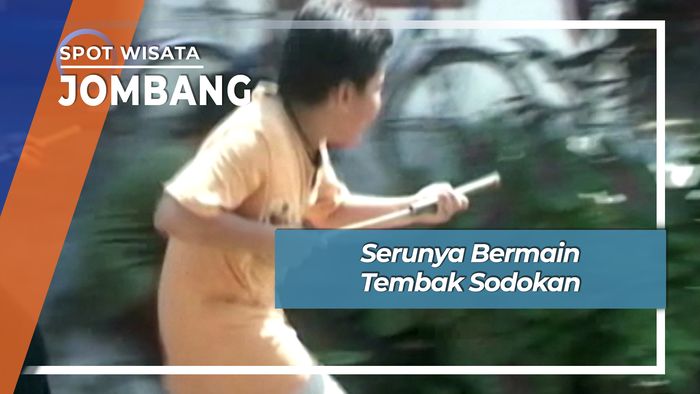Serunya Bermain Tembak Sodokan, Jombang