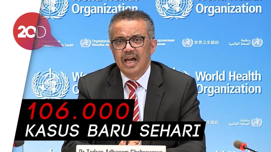 WHO Laporkan Penambahan Kasus Tertinggi Sejak Wabah Corona Terjadi
