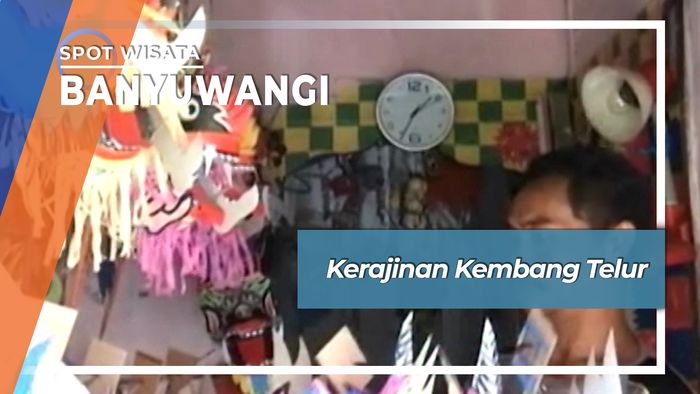 Kerajinan Kembang Telur Desa Rogojampi Banyuwangi