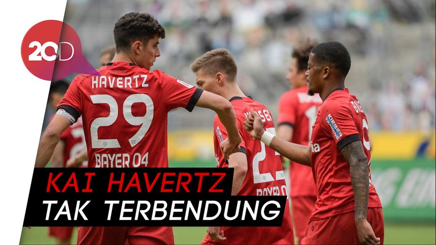 Kai Havertz 2 Gol, Leverkusen Bekuk Moenchengladbach 3-1