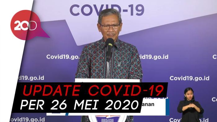Update Corona di RI: 23.165 Positif, 5.877 Sembuh, 1.418 Meninggal