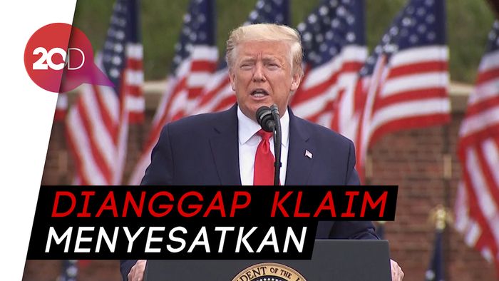 Cuitan Donald Trump Dapat Label Peringatan dari Twitter