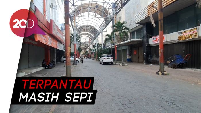 Kondisi Pasar Baru Setelah New Normal Berlaku di Jakarta