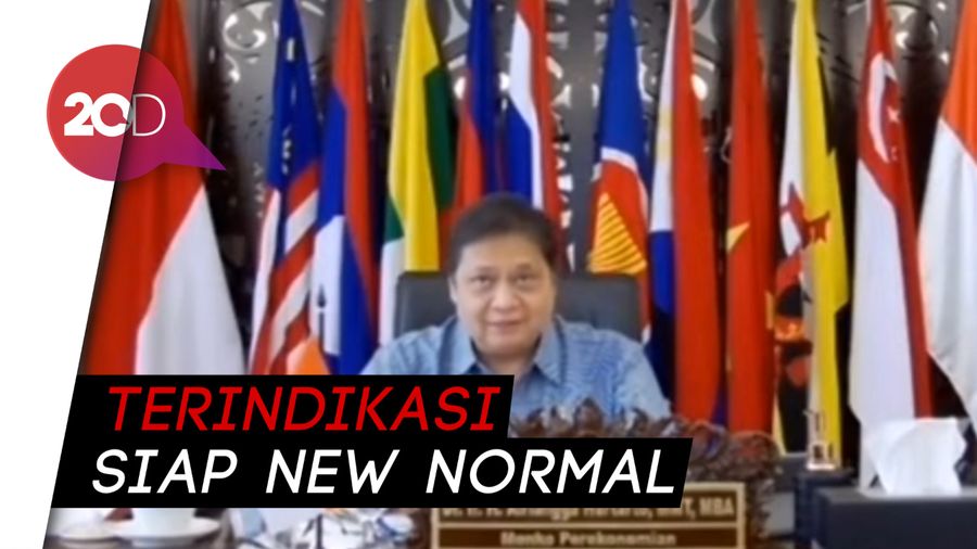 Menko Perekonomian Sampaikan Daerah Indikasi Terapkan New Normal