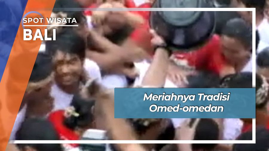 Meriahnya Tradisi Omed-omedan, Bali